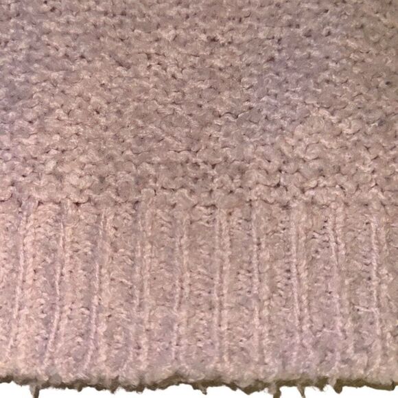 Divided By H&M Beige Knitted Long Sleeve Pullover Cropped Sweater Ladies Small - Picture 4 of 9